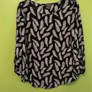 EUC MIX Feather Blouse